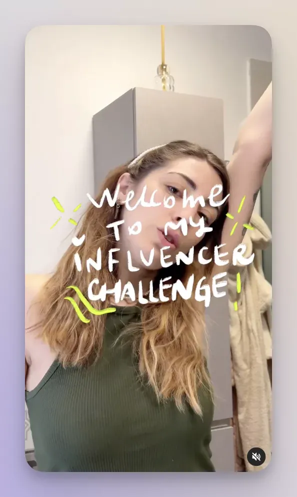 instagram story idea - photo challenge