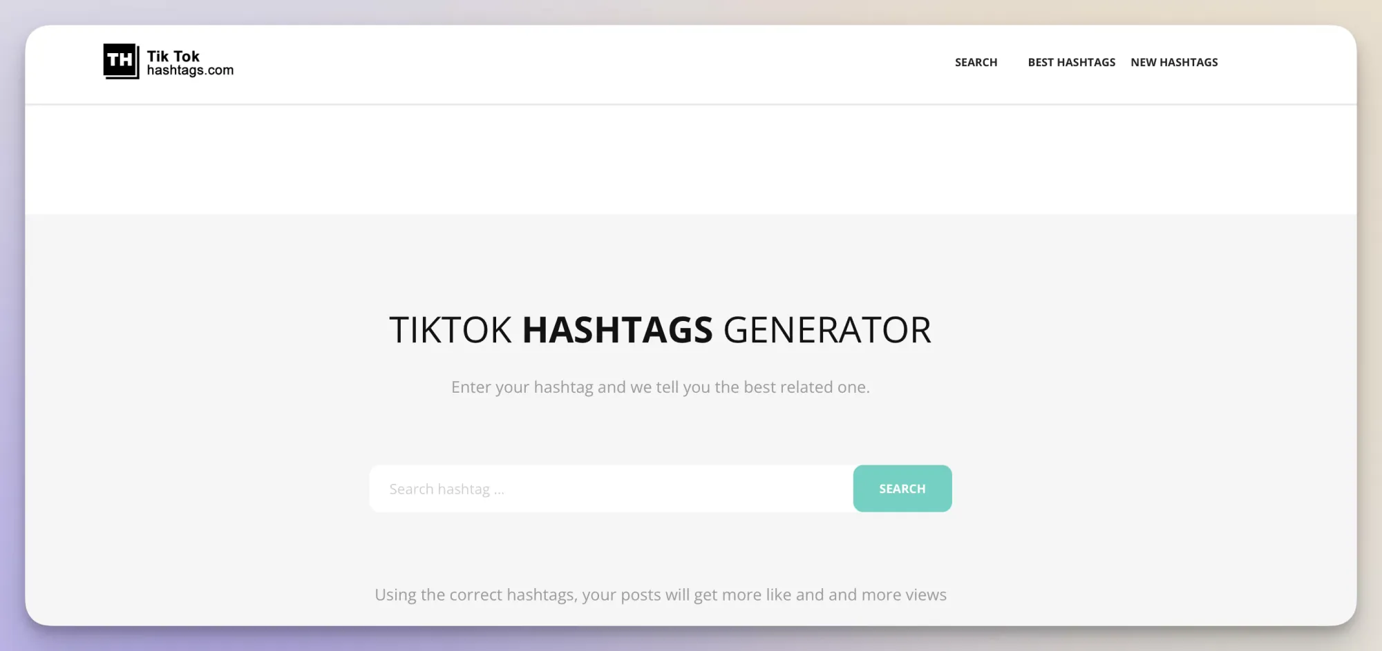 tiktok hashtags generator