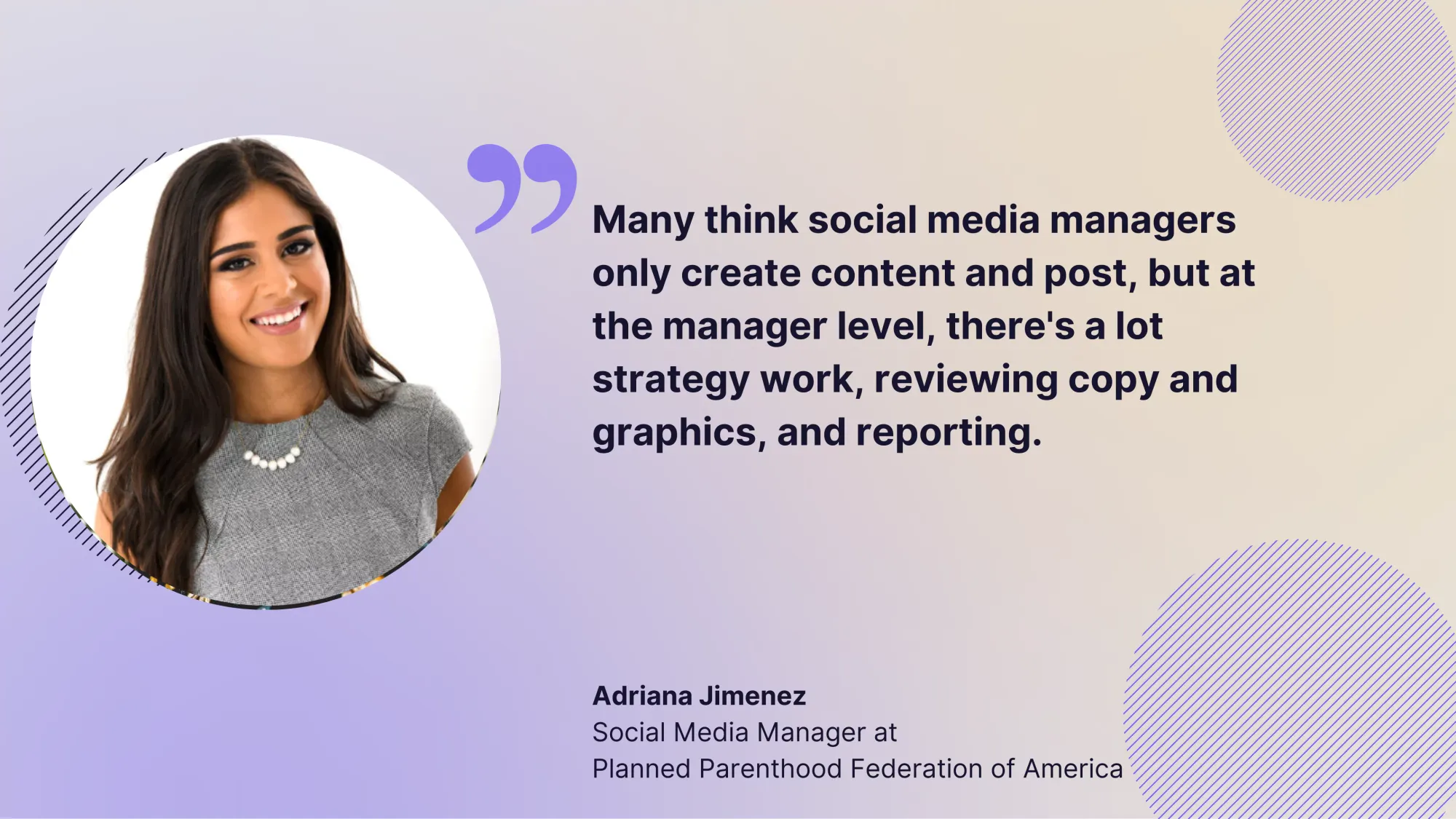 social media managers have to create content and post.