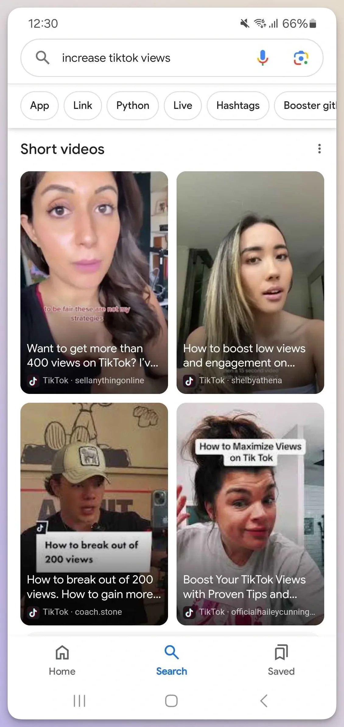 tiktok seo example