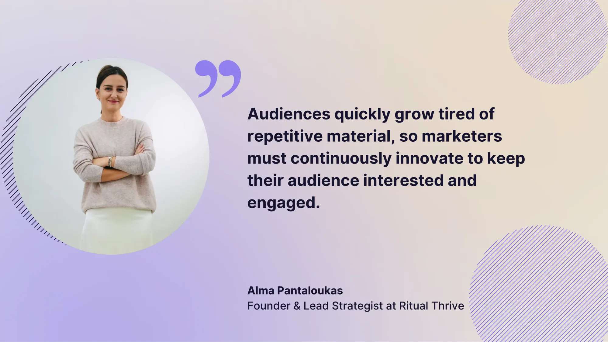 quote about audiences