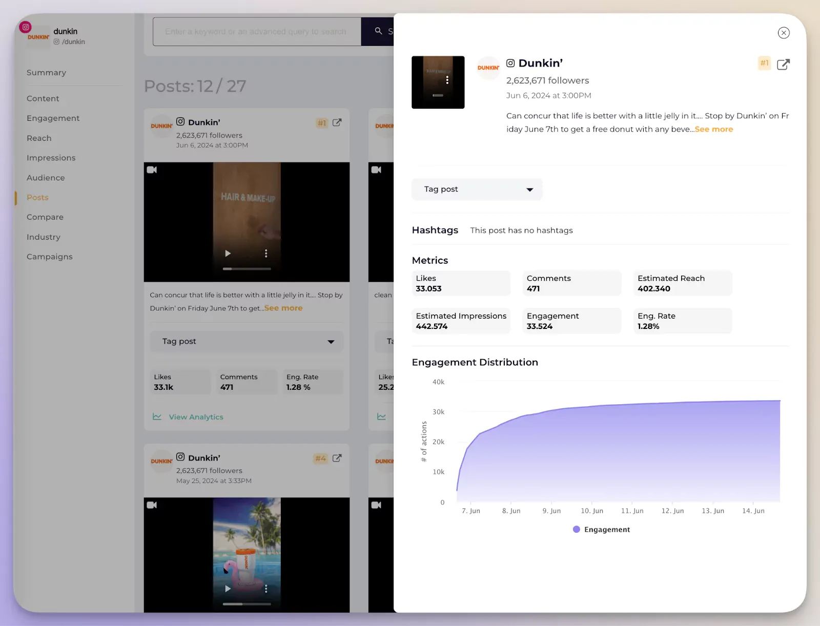 socialinsider as a social media analytics tool