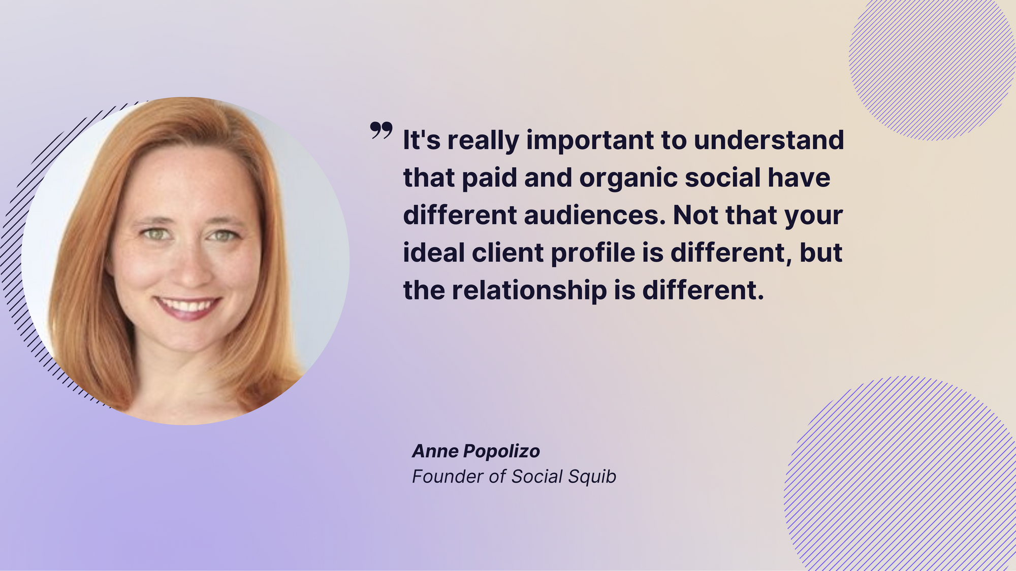 quote from Anne Popolizo