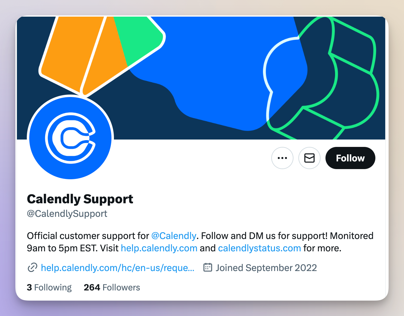 calendly on social media