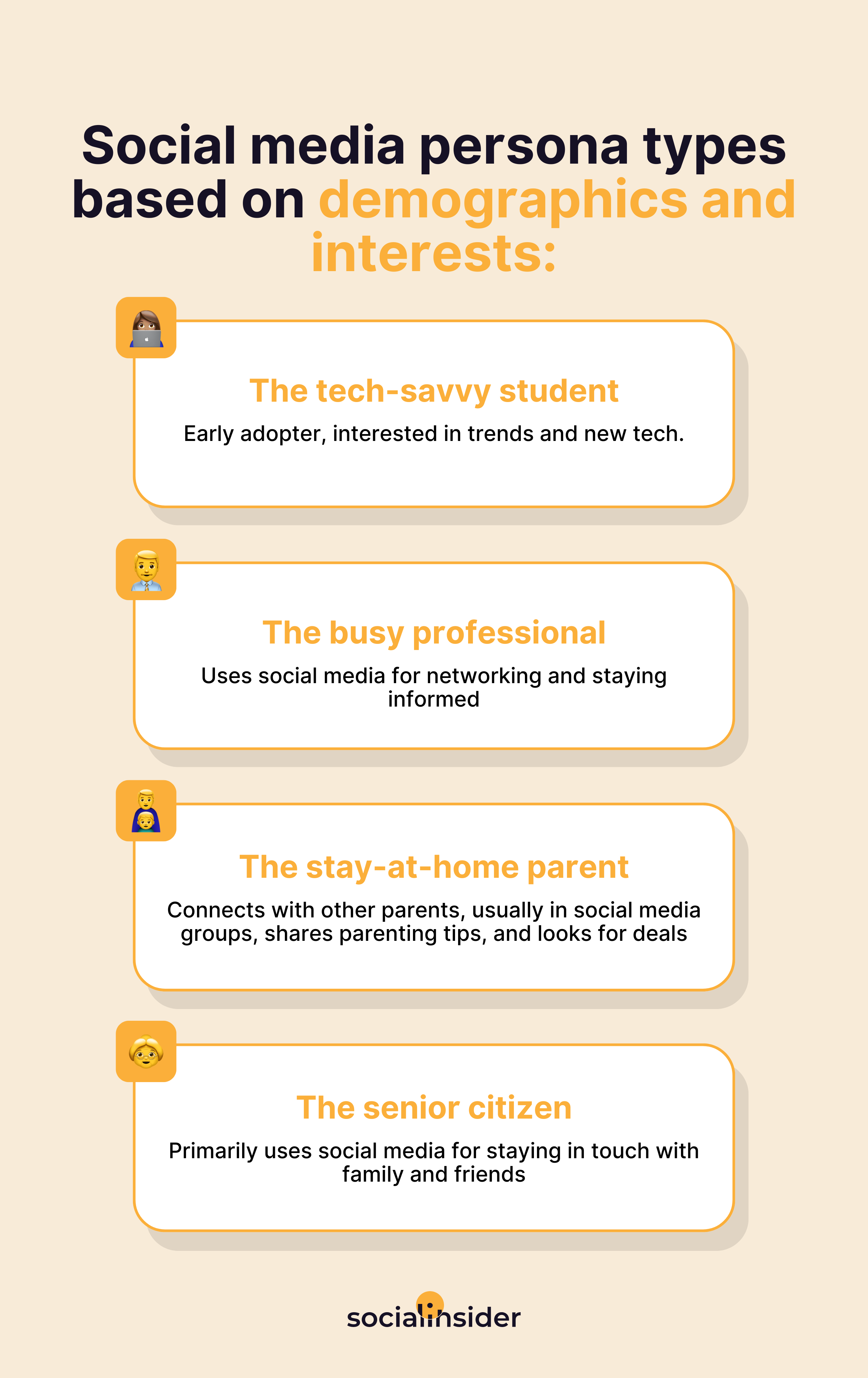 social media personas demographic segmentation