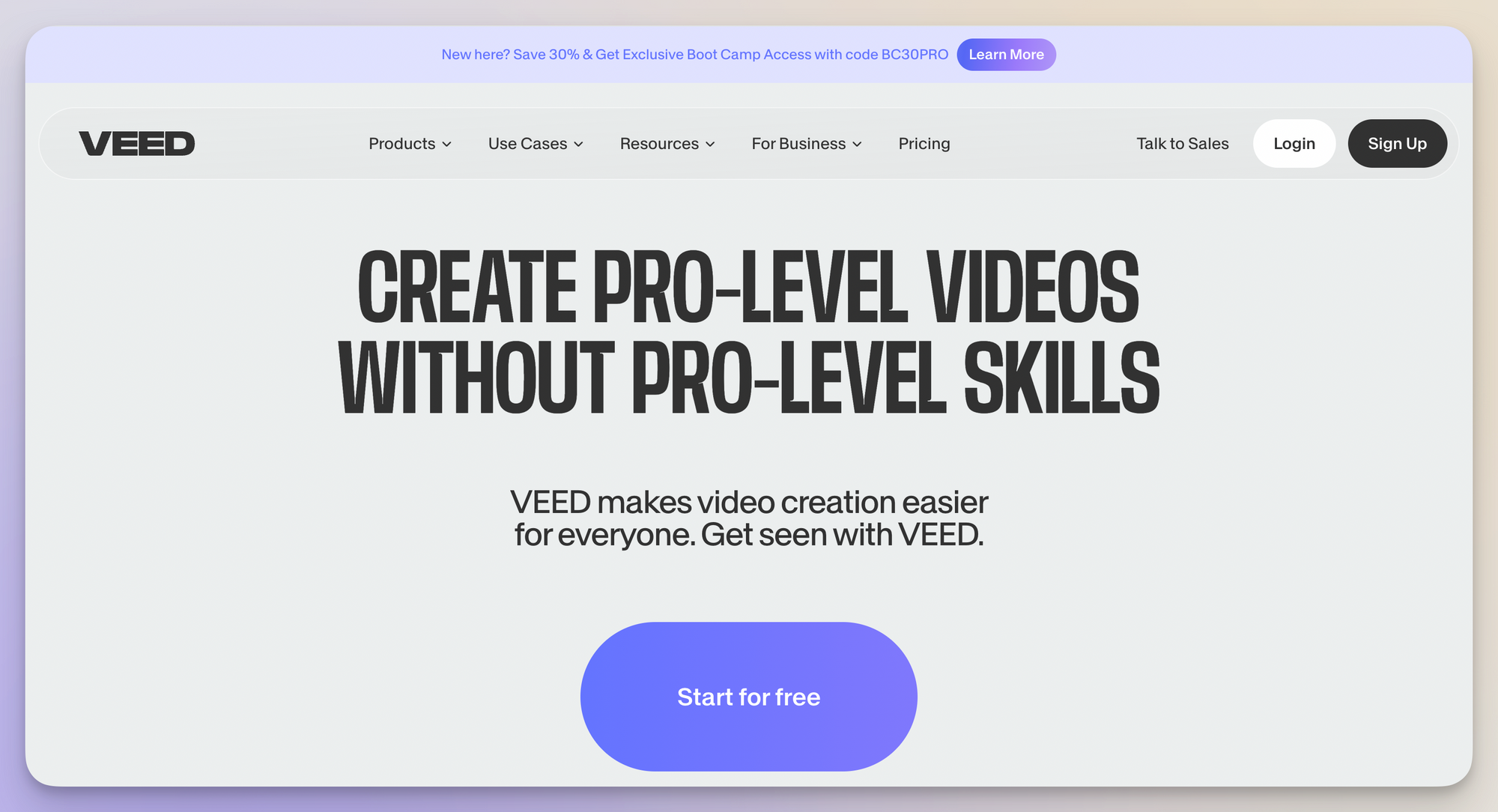 veed ai marketing tool