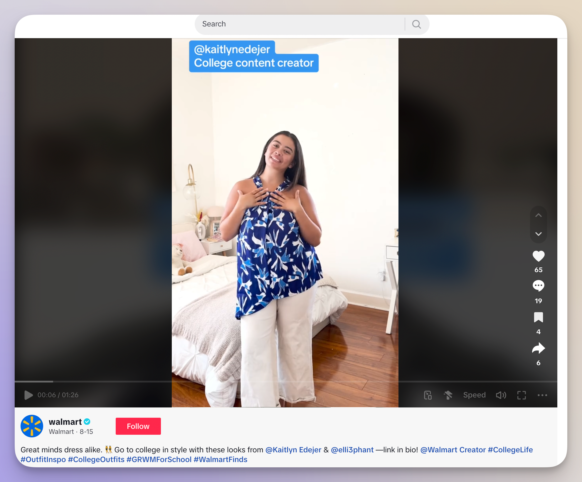 walmart tiktok influencer marketing campaign example