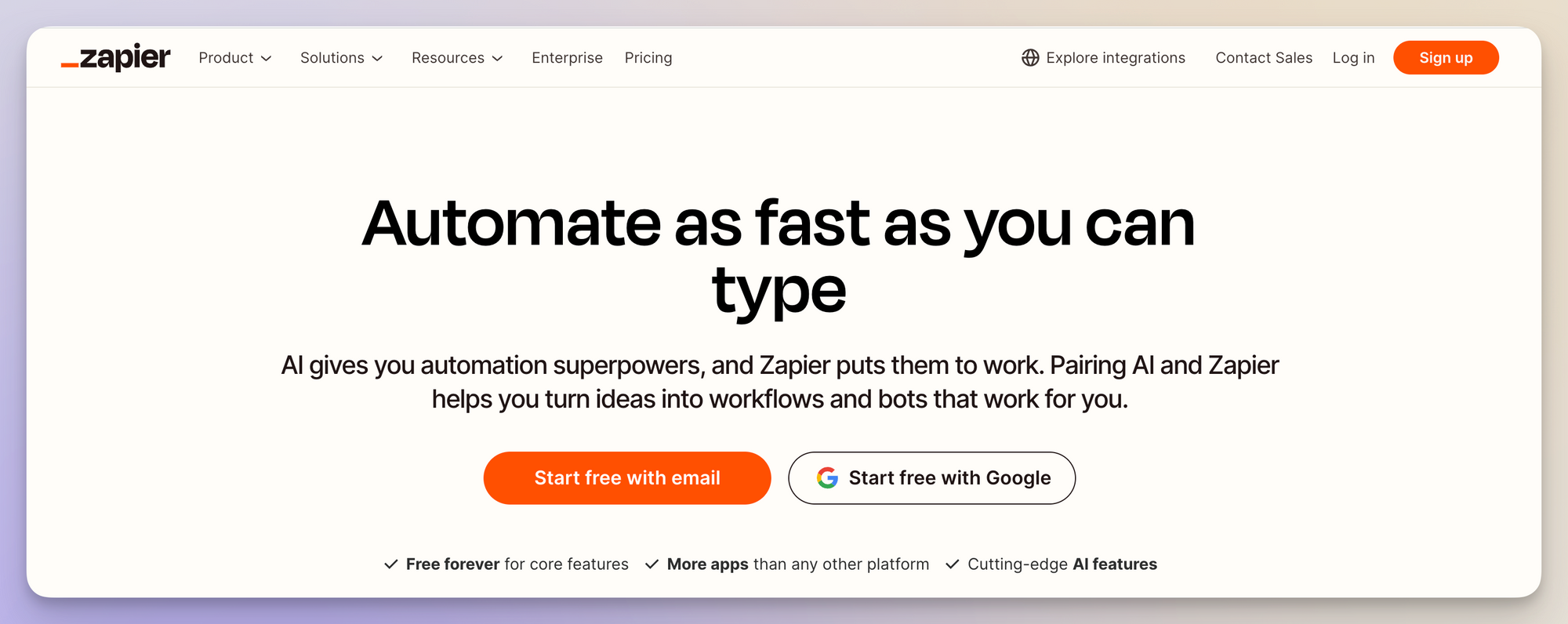 zapier ai marketing tool