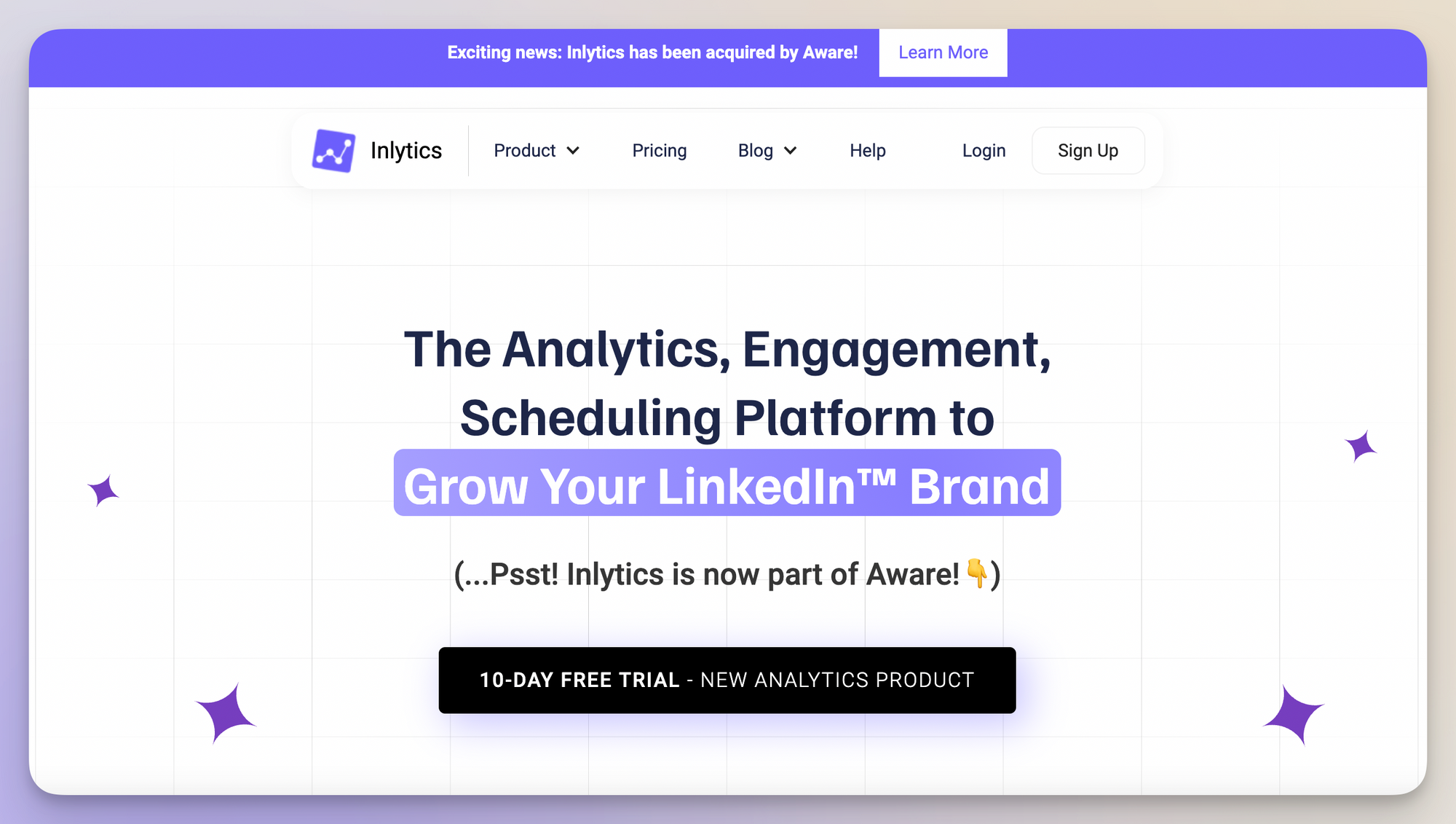 inlytics as a linkedin analytics tool