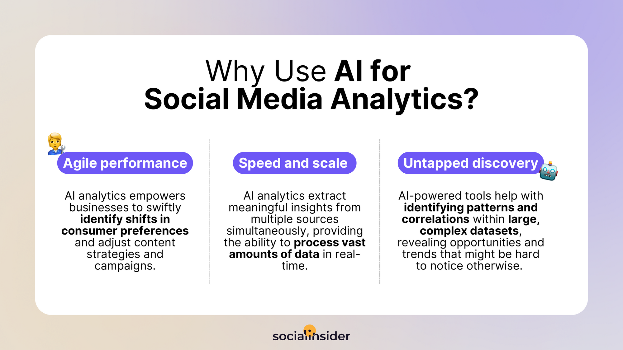 why use ai analytics