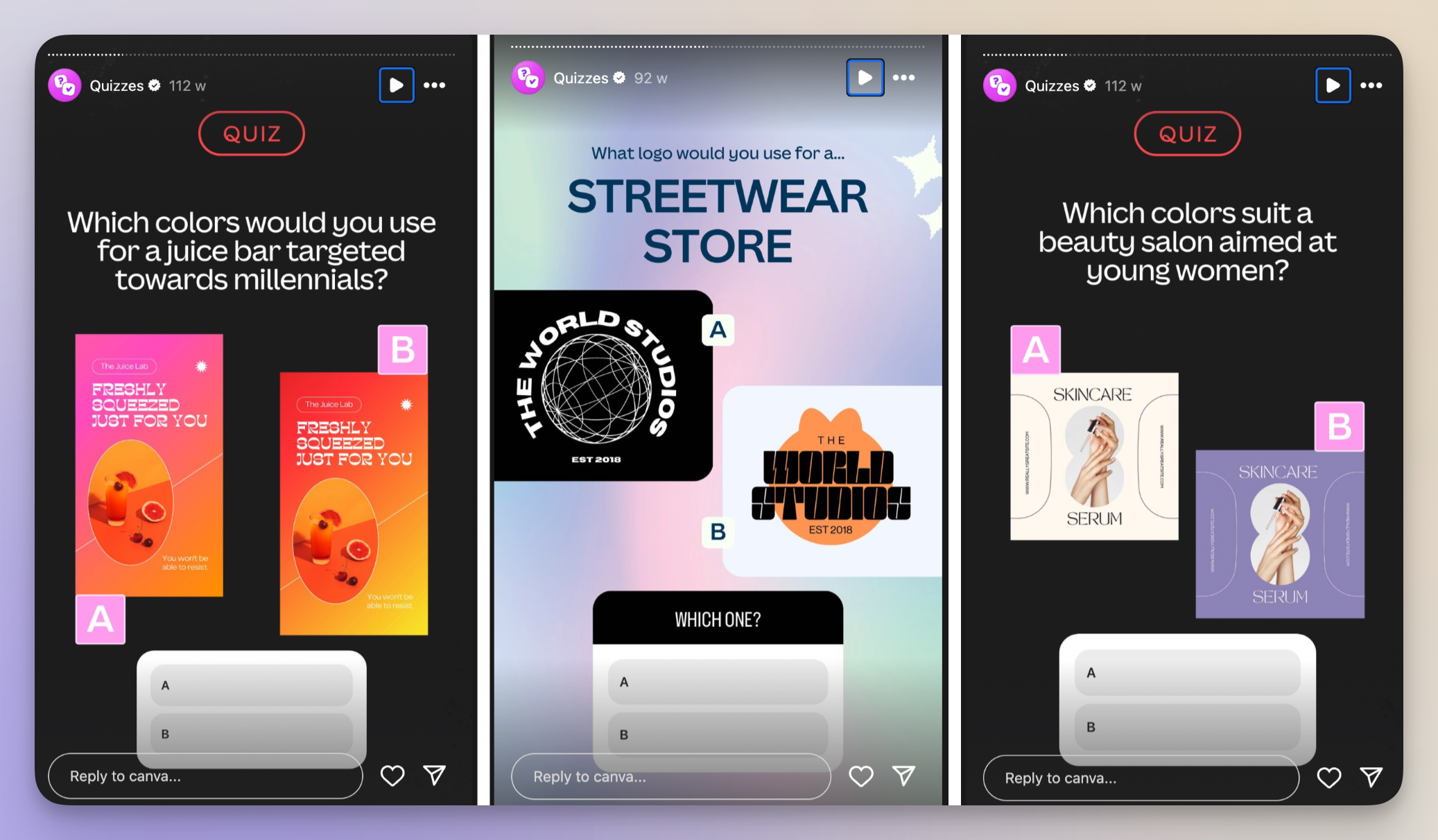 interactive content as an instagram story idea