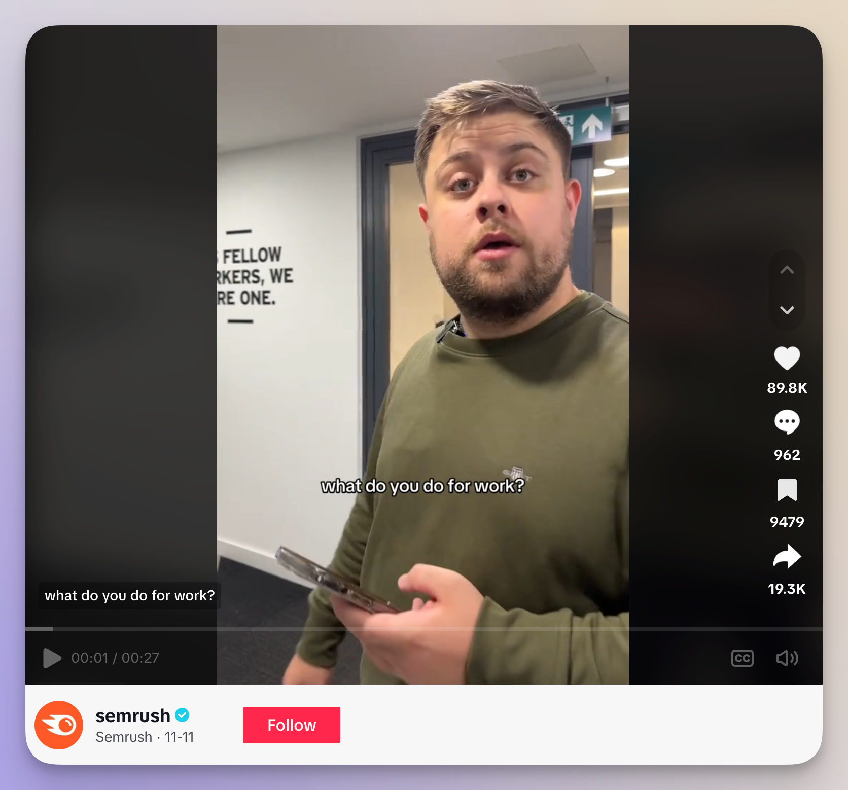 semrush tiktok video