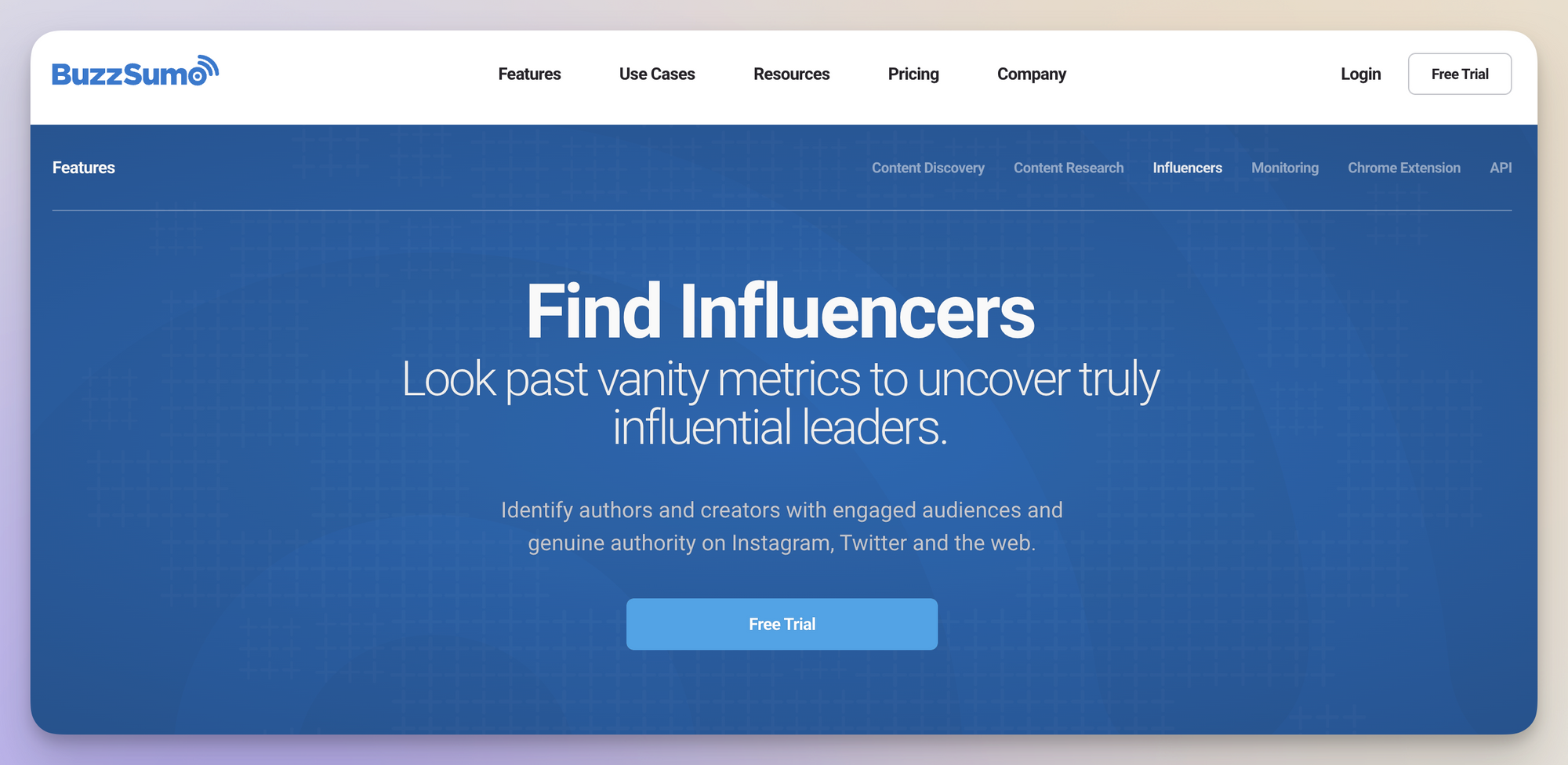 buzzsumo as an influencer analytics tool