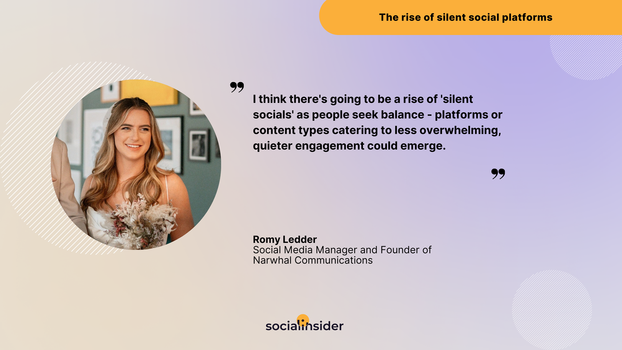 romy ledder quote about silent socials