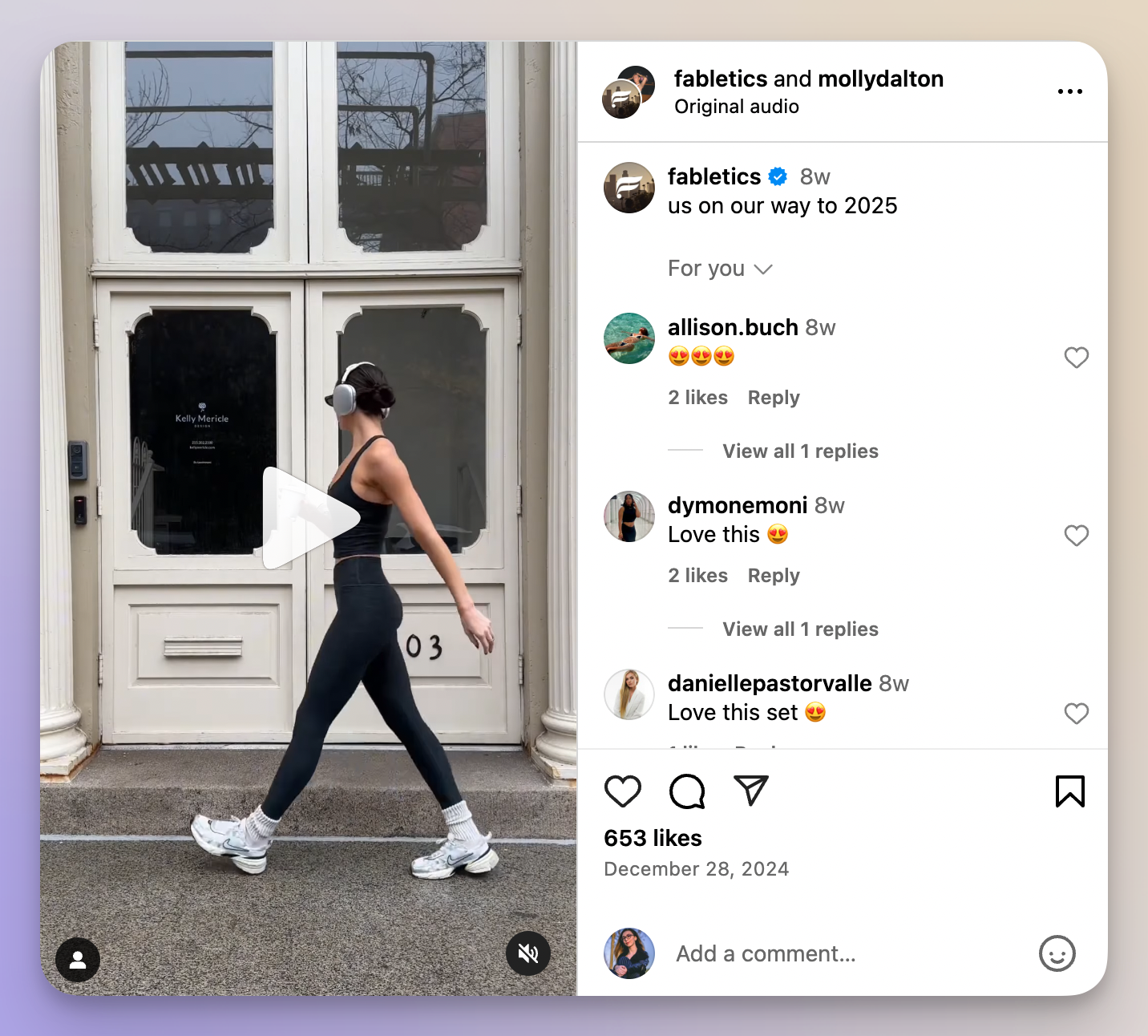 influencer collaboration example